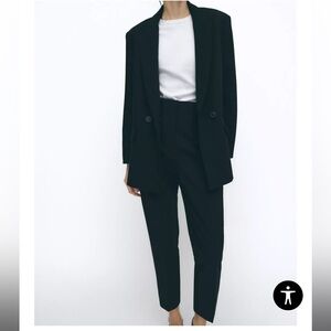 Zara High-waisted Trouser with pockets size s